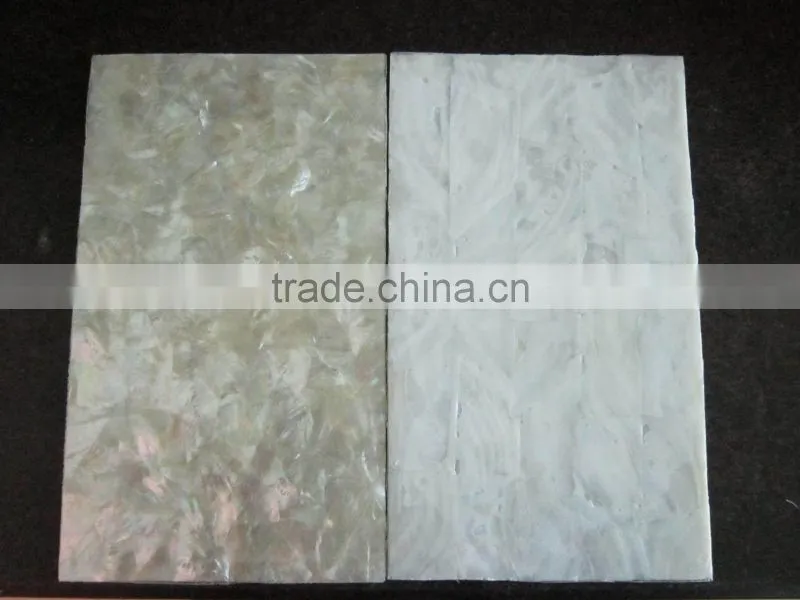 multi layers thick irregular white lip mop shell veneer
