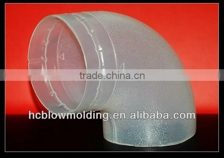 OEM Blow Molding plastic HDPE bend tube launching device bend tube PP for sale