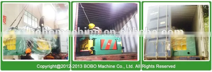 Plastic recycling hydraulic vertical baler machine