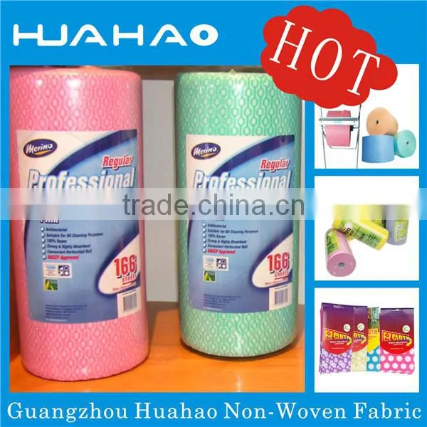 Multifunctional, economical non-woven kitchen cleaning item, cleaning cloth