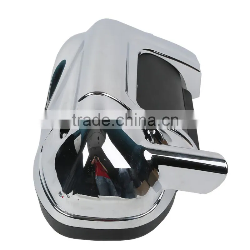 Chrome Lower Vented Leg Fairing Glove Box For Touring Road King FLHR FLHT