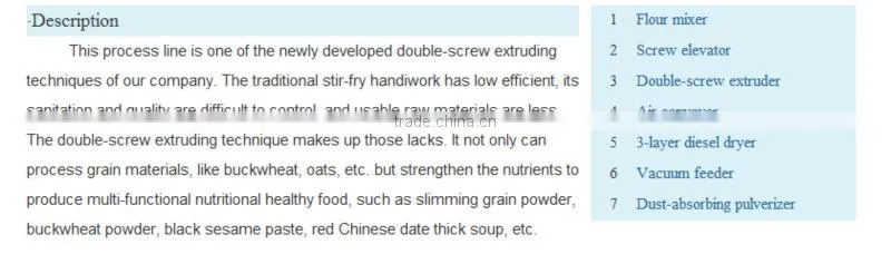 The Best Nutritional powder process line from Jinan dayi