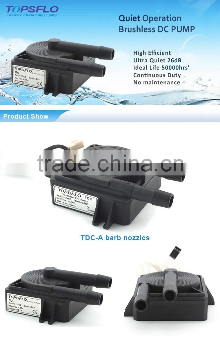12V Brushless DC cooling pump for CPU radiator