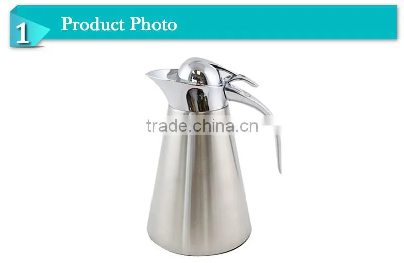 Professional hotel use stainless steel antique vacuum flask hotel use water jug(JSBW)