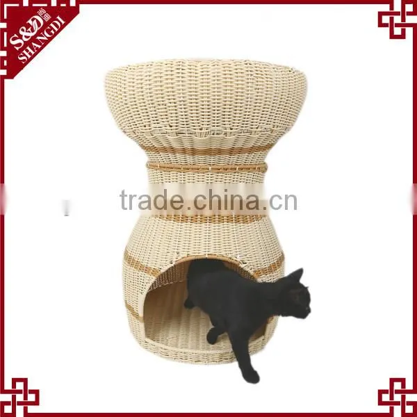 Eco-friendly handmade double-deck unique the pet products