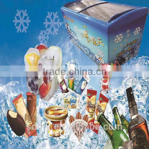 Ice porridge display-series Small freezer /Convenience store freezer /Electric refrigerator