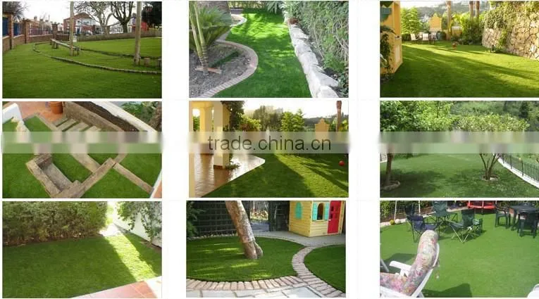 straight&curled yarn landscaping synthetic grass yarn for garden turf