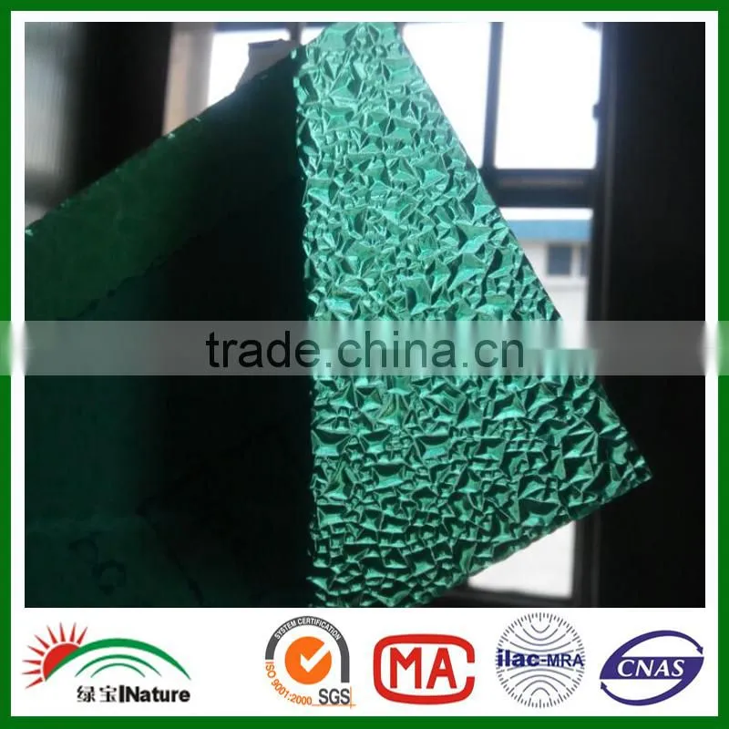 GE polycarbonate solid sheet for roofing UV blocking pc embossed sheet