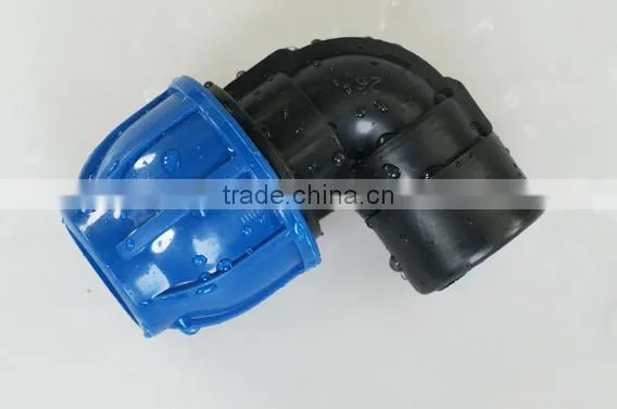pp compression BSP thread 90 degree elbow