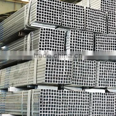 25*50*1.1mm carbon pre galvanized steel pipe hollow section