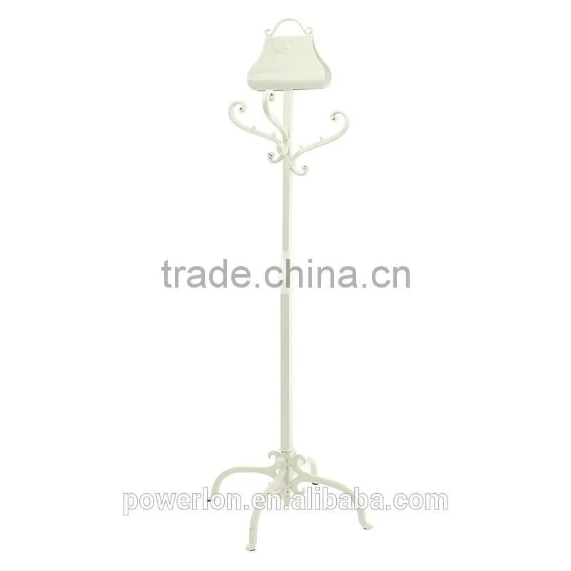 POWERLON Durable metal coat rack fancy living room furniture with E-coating and Powder coating