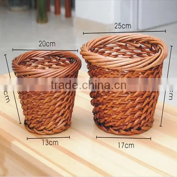 HOT 100%handmade low price handmade decorate flower basket with hanging