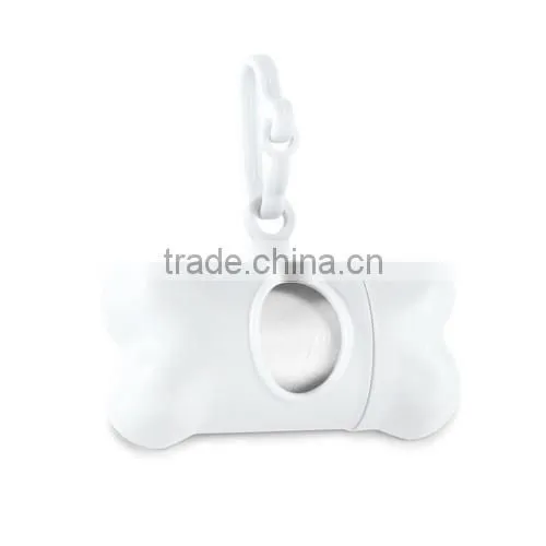 Disposable bone shape pet waste bag dispenser