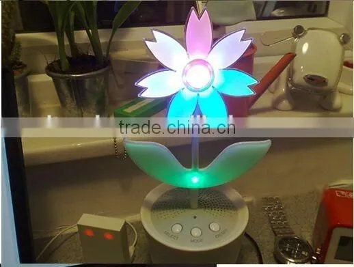 Wholesale Dancing flower light Speaker Newest swing flower dancing speaker Flash intelligent flower speaker