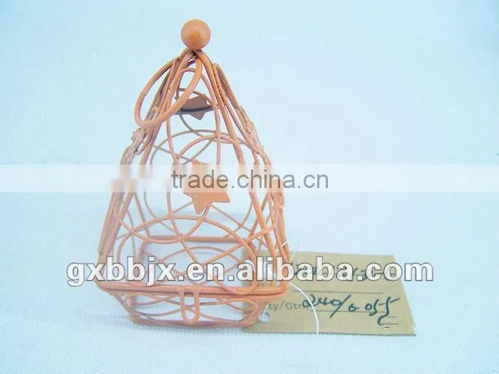 Small metal gift box packaging for Christmas decor