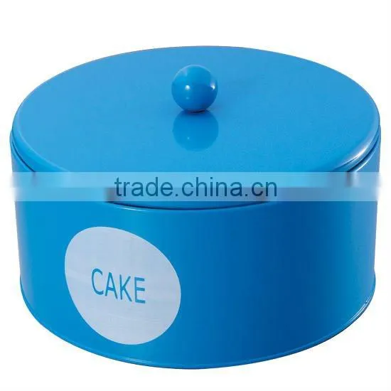 cylindrical colored sugar pot/Tea tin /coffee storage box