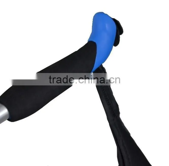 Nordic walk stick, 2 sections, internal lock, EVA handle with glove, carbon fiber shaft, SZ17015