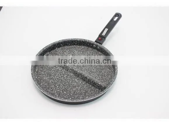 Nonstick Aluminium Egg Poacher Skillet Frying divided pan
