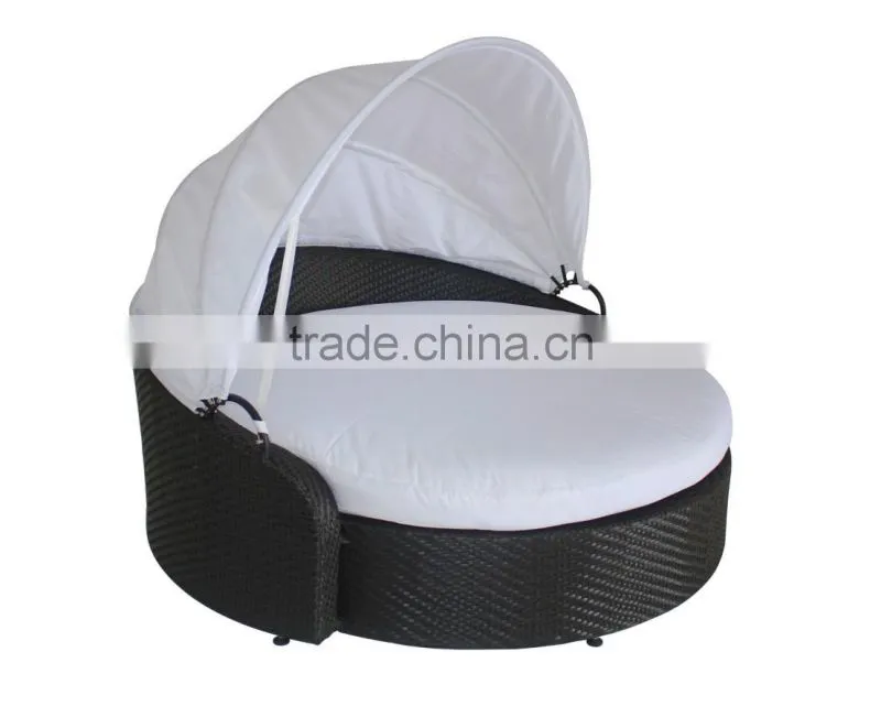 outdoor daybeds wicker /rattan with tea table WYHS-D056