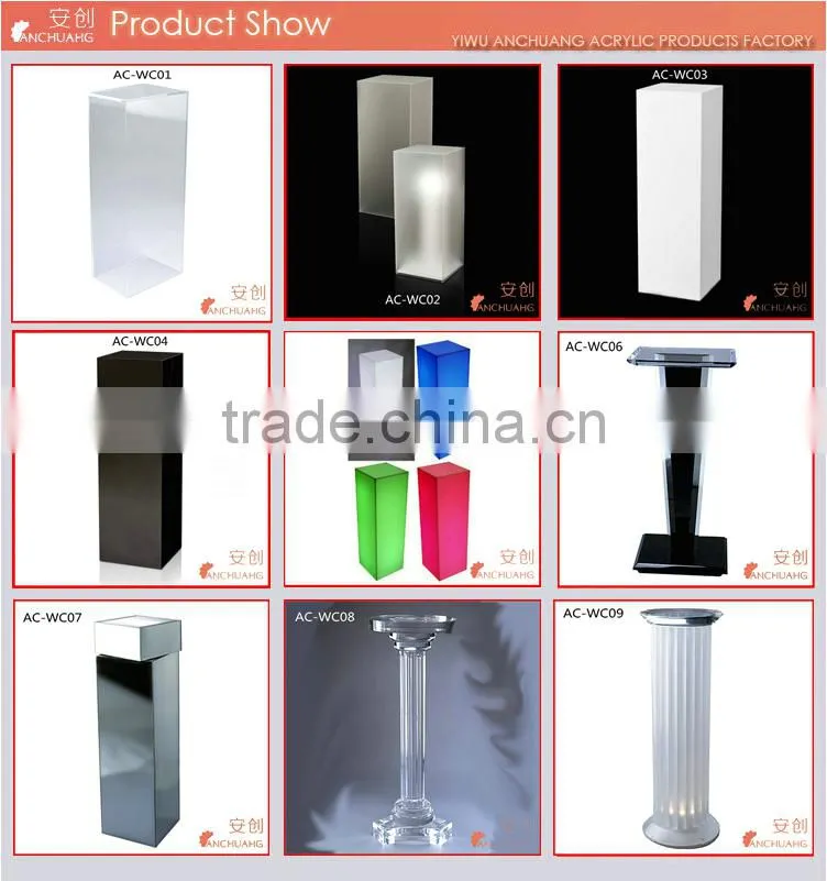 Acrylic Wedding Columns WC08