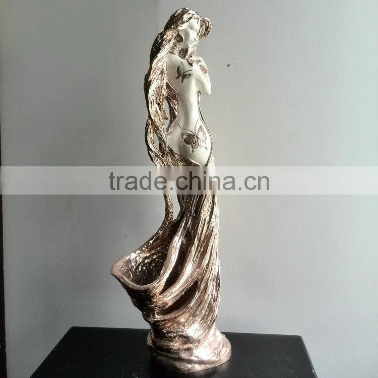 Polyresin gril sculpture