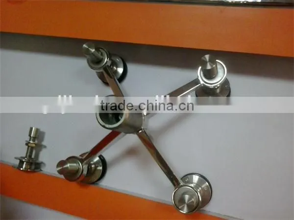 Stainless Steel K-shape 2-leg Glass Spider Systems/ Glass Spider Fittings