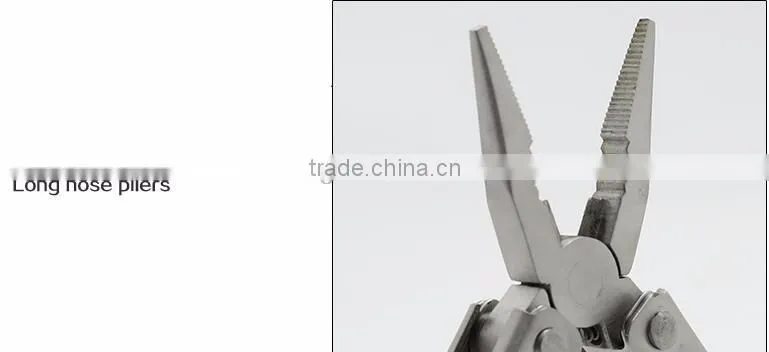 Special gift for men stainless steel LED portable folding mini multi tool pliers