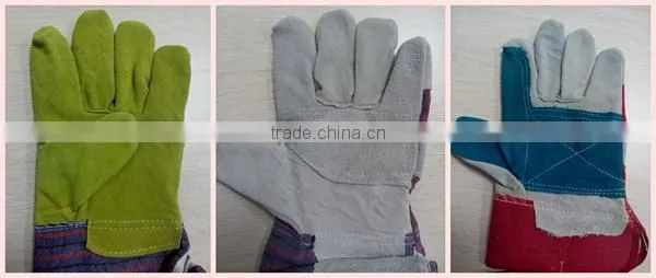 DDSAFETY 2017 With 5Years Experience Luvas Cow Split Leather Glove Safety Equipment