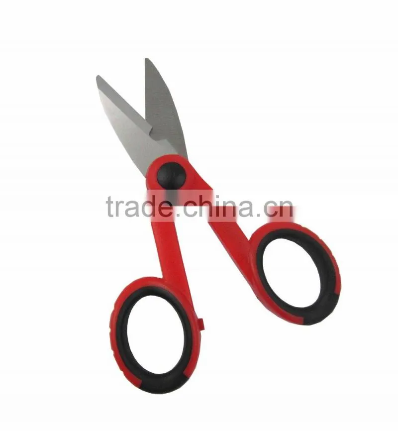 Fashion Style Convenient Soft Grip Handle Household Electrician Scissors