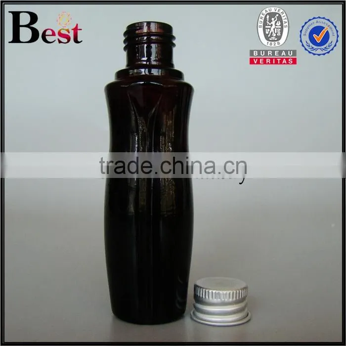 2017 hot selling 30ml perfume spray bottle amber color perfume spray bottle pump sprayer perfume bottle 30ml