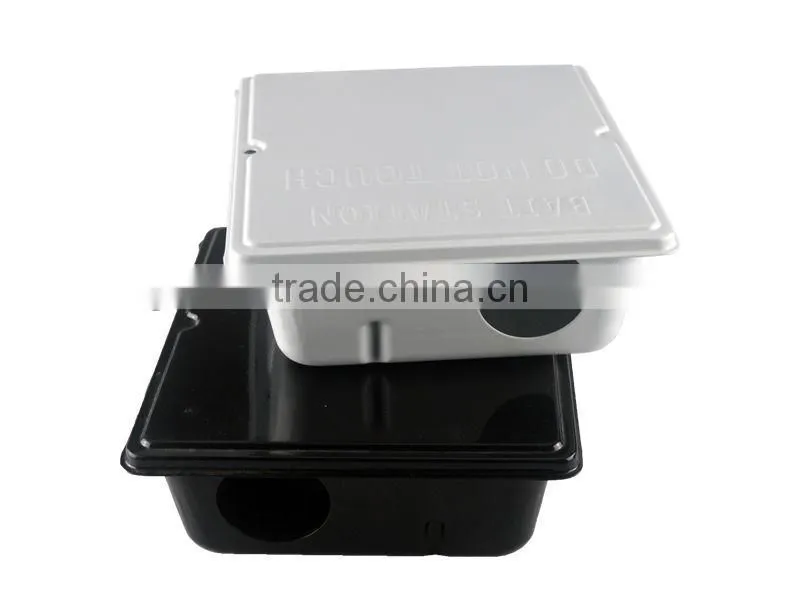 Mouse bait station black or white box SX-5011