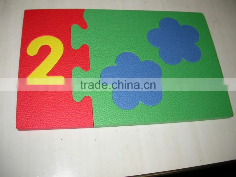 EVA foam learning number puzzle card