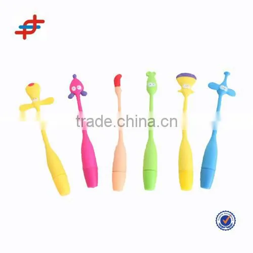Silicone pen,fancy animal pen,silicone rubber pen holder