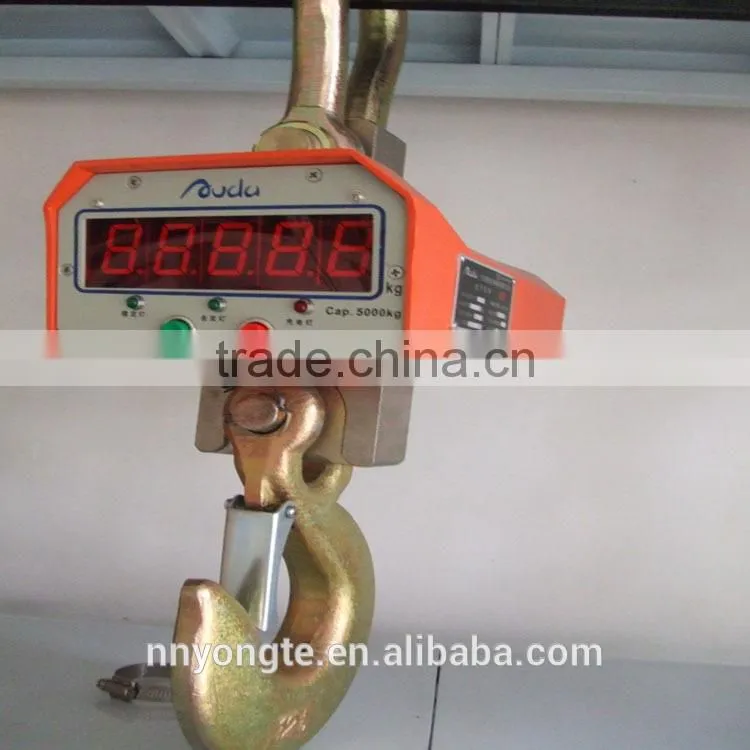 Hanging electric digital 5t ocs crane scale