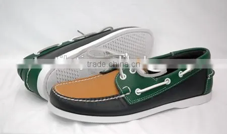Handsewn Blucher Moccasin Construction Boat Shoes