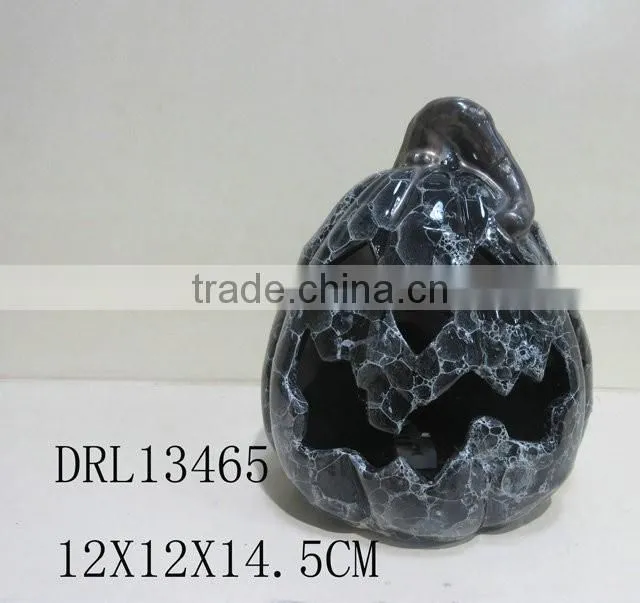 holloween decorations witch ghost ceramic LED lantern