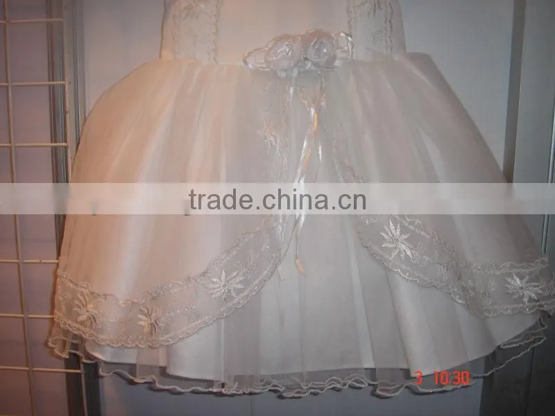 baby girl wedding dress white dress a-line dress