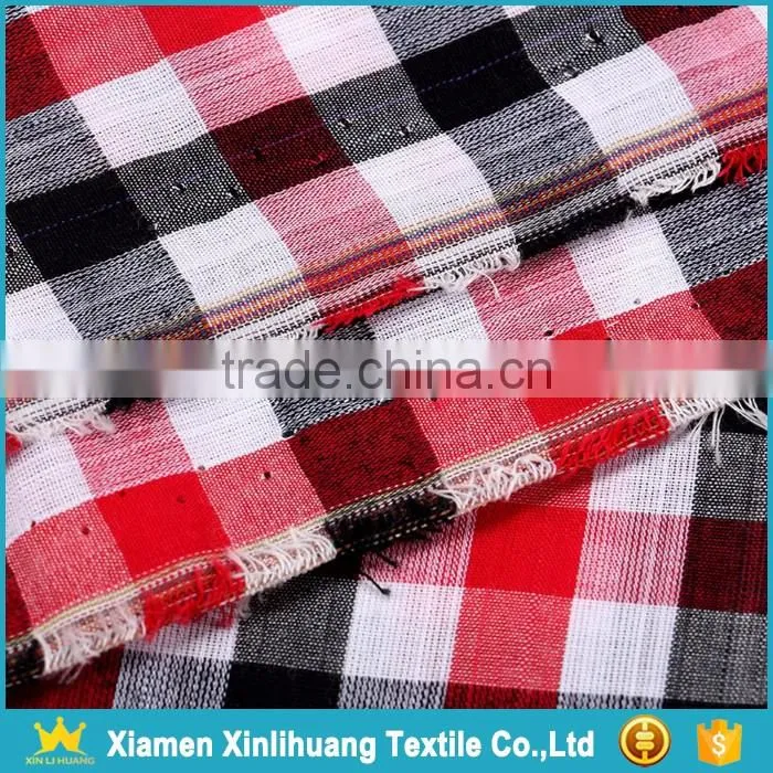 High Quality 100% Cotton Yarn Dyed Shirting Fabric with Cheap Price