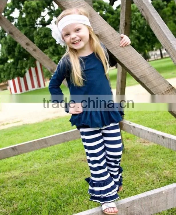 New arrival 2017 cotton fashion kids Wholesale children's clothing boutique baby summer clothes Family kids pajamas