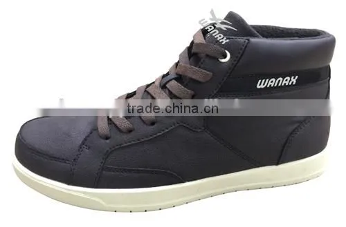 men's new casual shoes cheap pu leather cold cement shoes