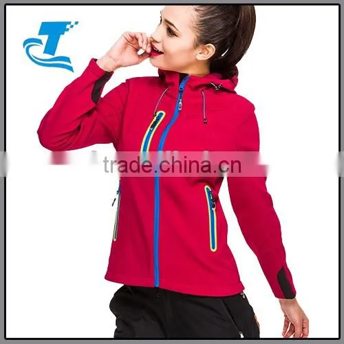 New arrivel women waterproof softshell jacket factory