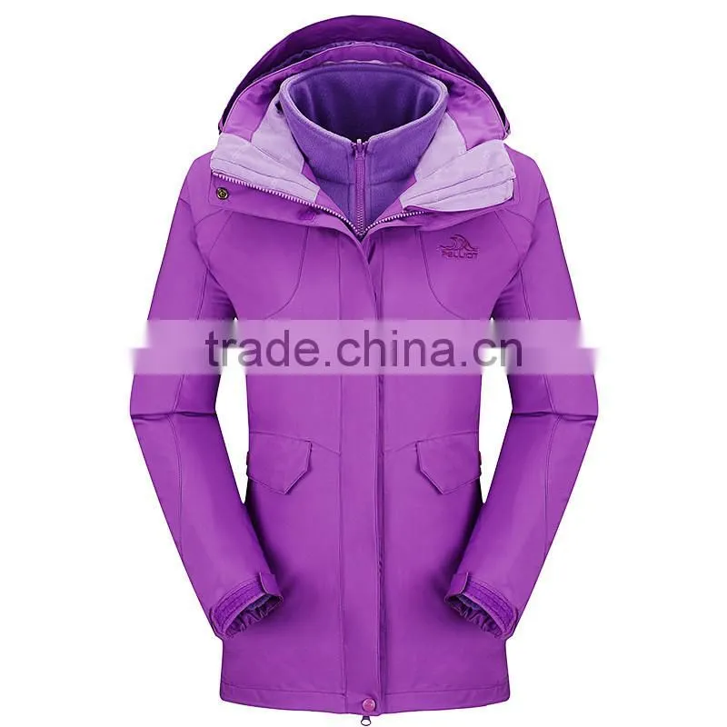 2017 PELLIOT Waterproof Windbreaker BomberJacket Women