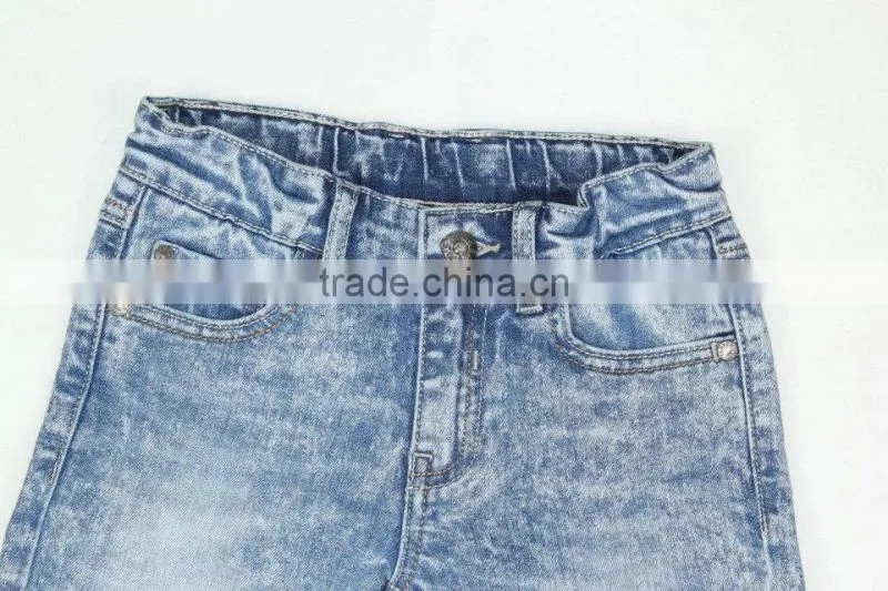 OEM/Wholesale HIGH-END100% cotton in-style kids jeans