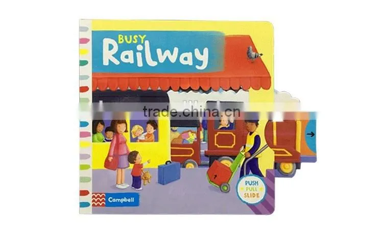 Customizable twitch cardboard book children education book printing boardbook binding book from factory UV+glossy lamination