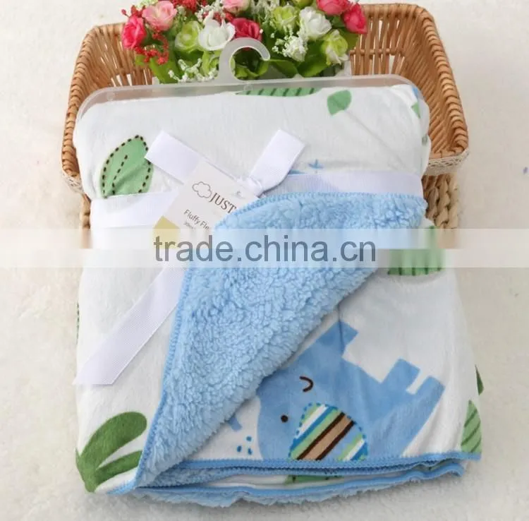 Hot sale fleeces Spring & Autumn baby blanket