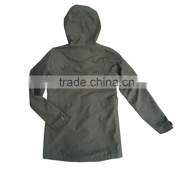 Outdoor workwear breathable waterproof 8000mm hooded jacket