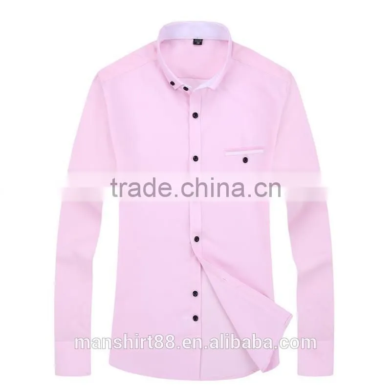 Latest dress design multi-colors formal men shirts