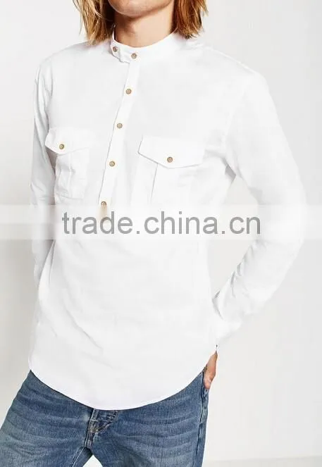 Black and white striped short-sleeve shirt cotton business and leisure travelers no-iron cultivate one's morality men's button-d