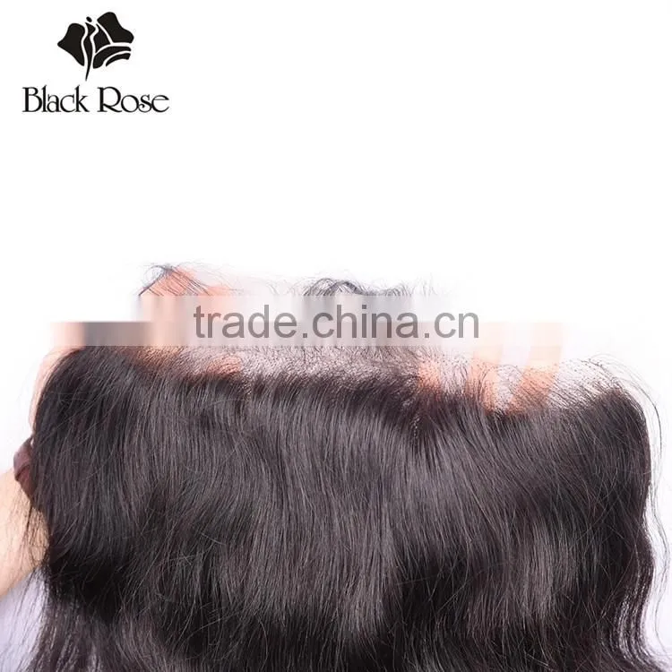 10-22 inches 13x4 Ear to Ear Straight Wave 1b# Lace Indian Hair Frontal