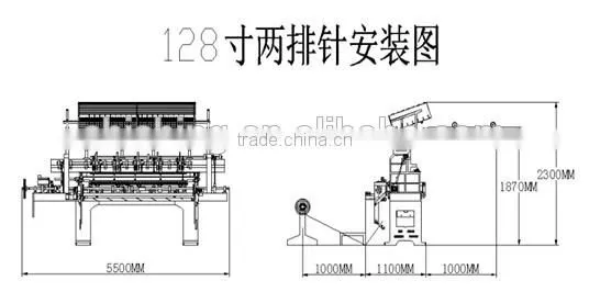 High Performance high speed automatic multi needle quilting machine made in china